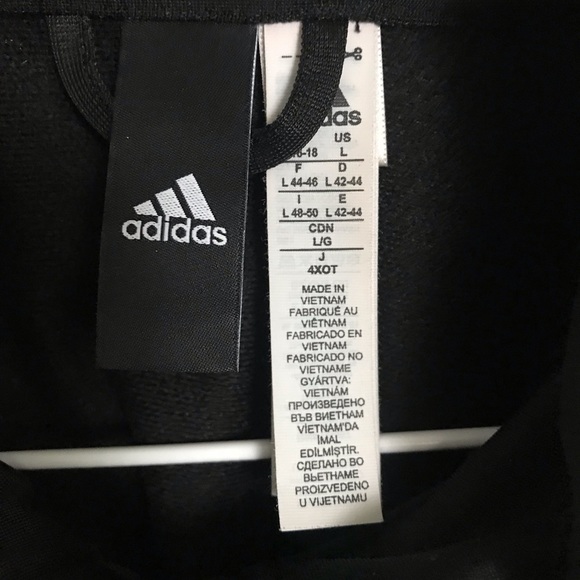 Adidas black and white jacket - Picture 3 of 3
